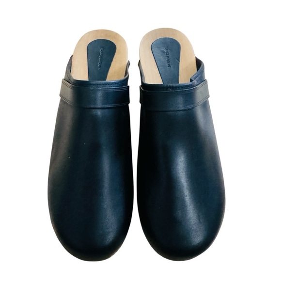 Isabel Marant Shoes - Isabel Marant Thalie Leather black Clogs Wood Mule Women EU 41 NEW